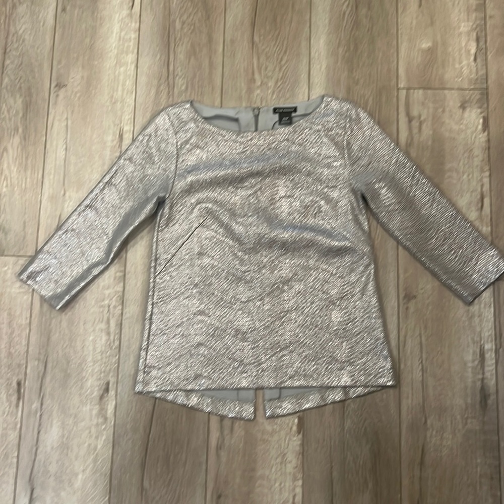 Club Monaco XS metallic blouse